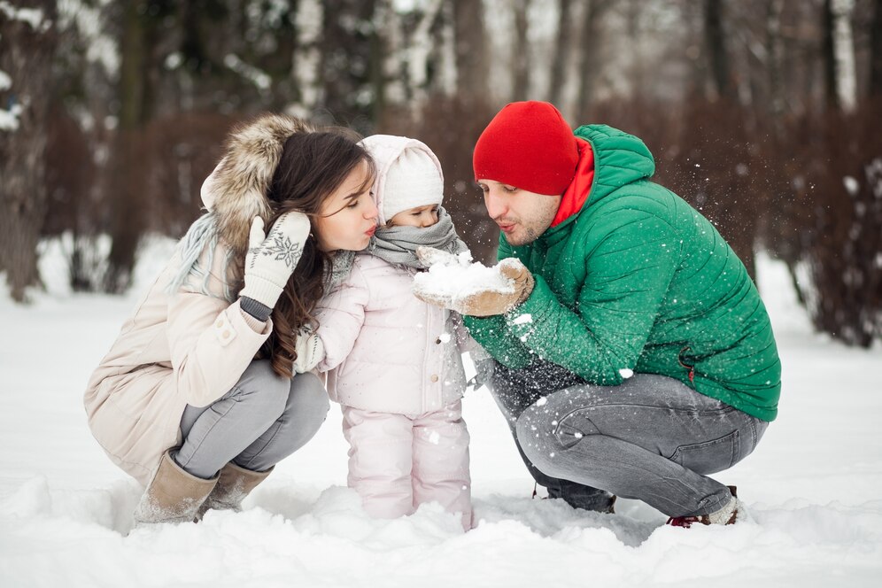 Destinos de inverno para ver neve com crianças nas férias